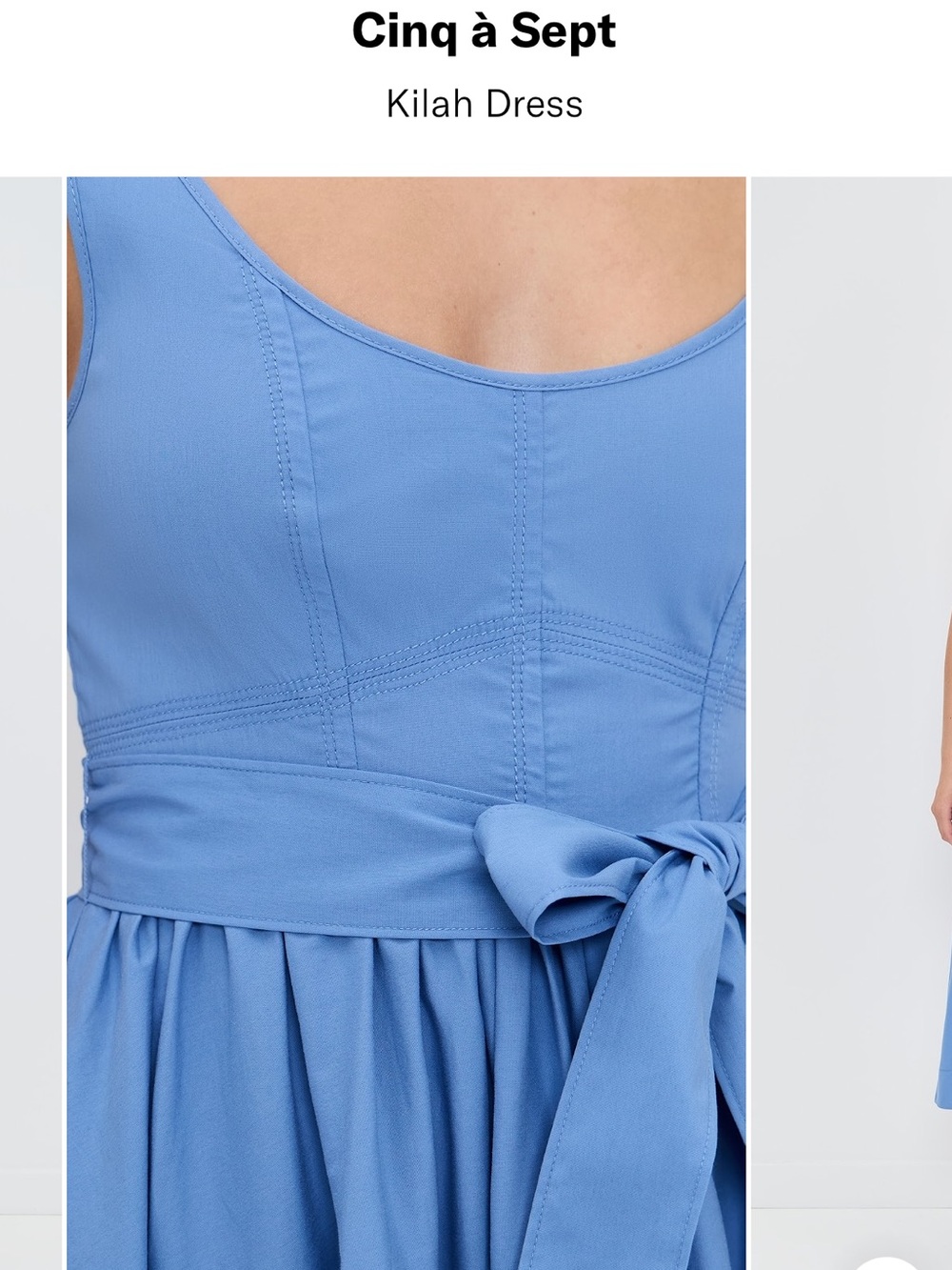 cinq à sept Kilah Dress in Periwinkle NWT Size 0 - Picture 3 of 12